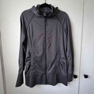 Women's Gray Zip-Up Hoodie